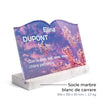 Plaque funéraire fleurs-de-cerisier-forme-livre 9 Plaquedeces.fr